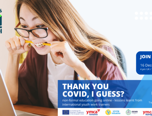 Marcus Vrecer will be the speaker of the online event  “Thank you COVID, I guess? non-formal education going online – lessons learnt from international youth work trainers”