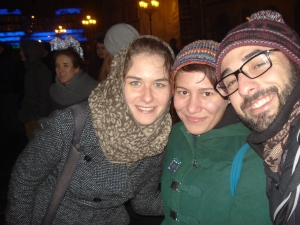 Wroclaw with my colleague and our Couchsurfing host
